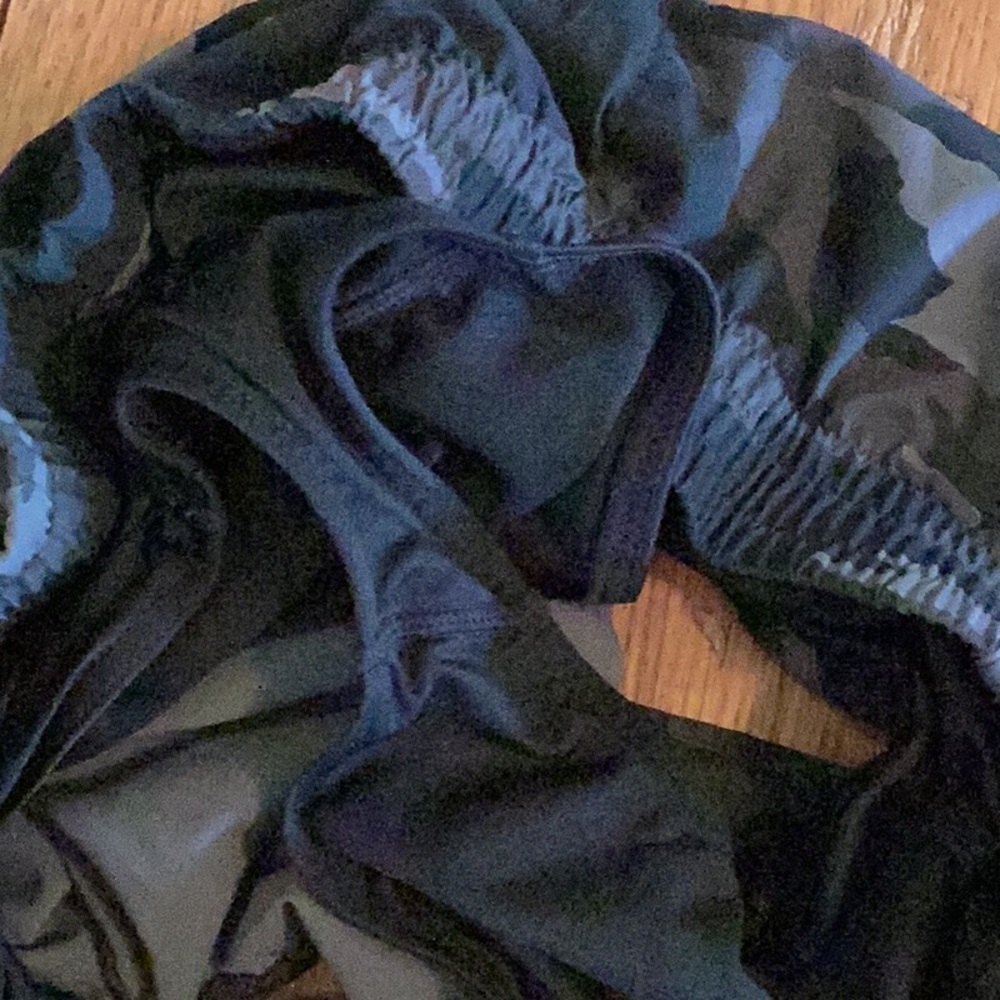 Athleta black camo Racer lined Running Shorts - Picture 12 of 15